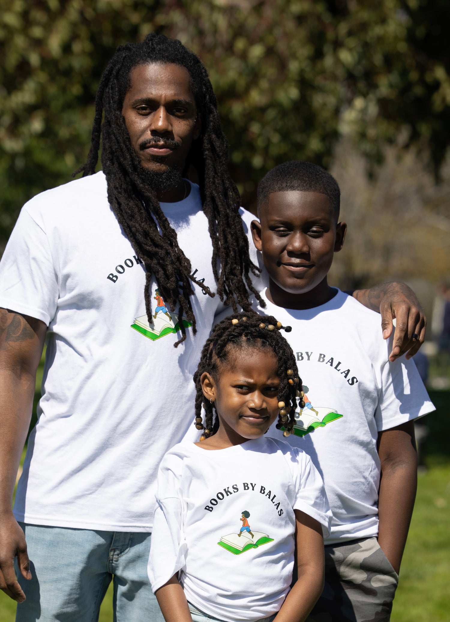 Father writes, daughter writes, and son illustrates