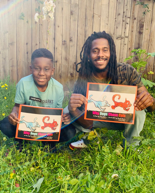 A BLACK FATHER PENS A BOOK AND HIS 7-YEAR OLD SON IS THE ILLUSTRATOR